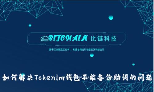 如何解决Tokenim钱包不能备份助词的问题